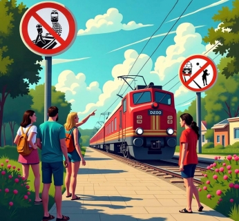 Железная дорога - зона повышенной опасности!.